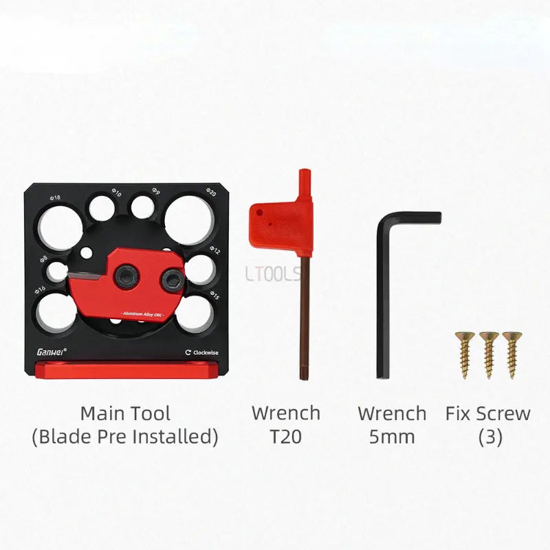 Adjustable Dowel Maker Metric 8mm-20mm with Carbide Blade Electric Drill Milling