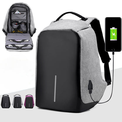 Large Capacity Backpack with Multifunctional USB Charging Port