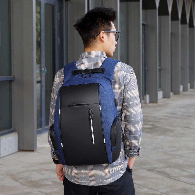 Business Multifunctional USB Interface Large Capacity Backpack